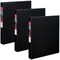 Avery Durable 3 Ring Binder, 1 Inch Slant Rings, 3 Black Binders (27250)